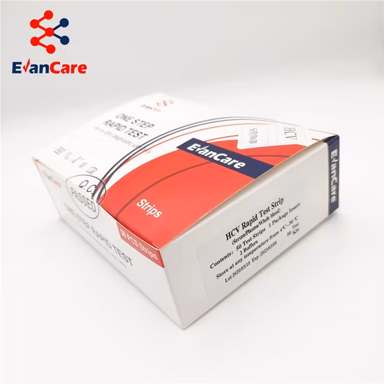 Hochpräziser Heim-HCV-Test, Wb/Serum/Plasma-Teststreifen, Werkzeug zur Erkennung von Infektionskrankheiten